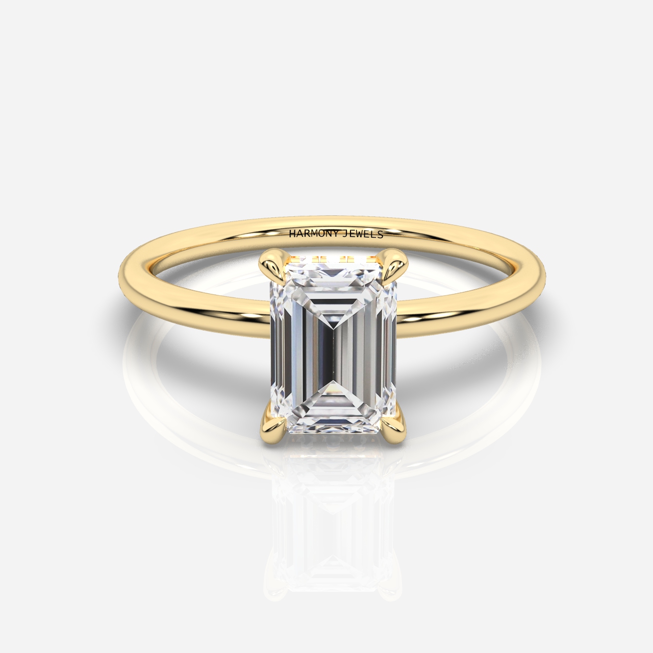 Juliette Hidden Halo Emerald
